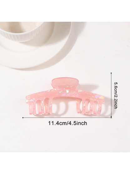 Beau - Wide Butterfly Shape PVC Hair Claw Clip