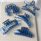 Beau - Blue Plaid Claw Clip