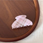 Beau - Glossy Plaid Acrylic Curved Hair Claw Clip