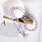 Velra - Elegant Solid Color Beaded Eyeglass Strap