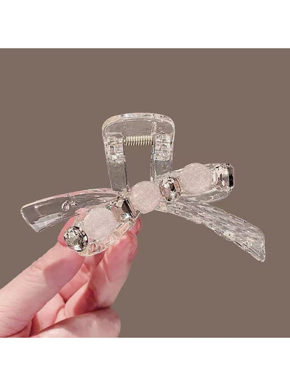 Beau - Sweet Style Acrylic Bow Detail Claw Clip