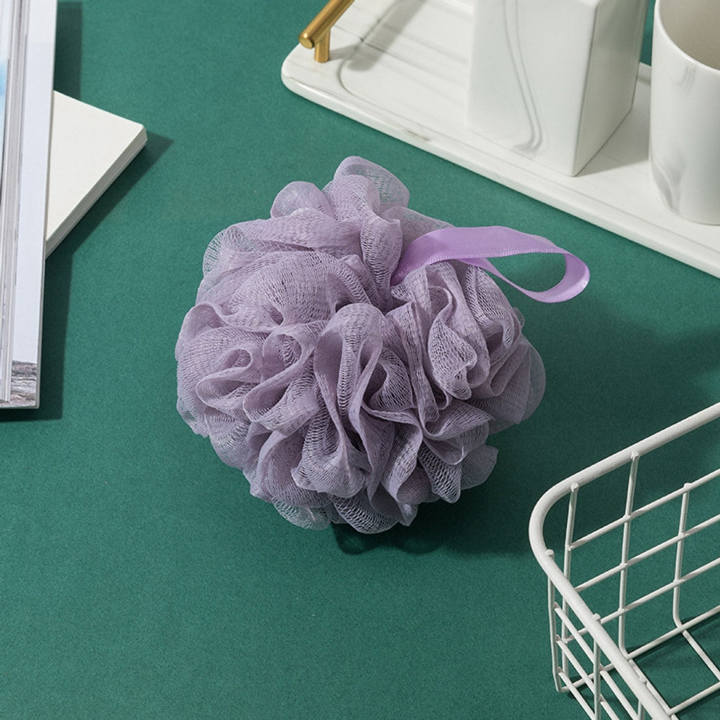 Papo - Soft Mesh Ribbon Hanger Lathering Bath Pouf