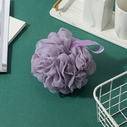 Papo - Soft Mesh Ribbon Hanger Lathering Bath Pouf