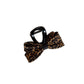 Beau - Edgy Leopard Print Bow Claw Clip