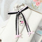 Keypus - Sweet Lace Ribbon Bow Key Ring Accessory Keychain