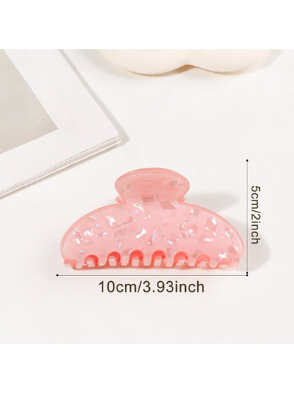 Beau - Pastel Half Circle Hair Claw Clip