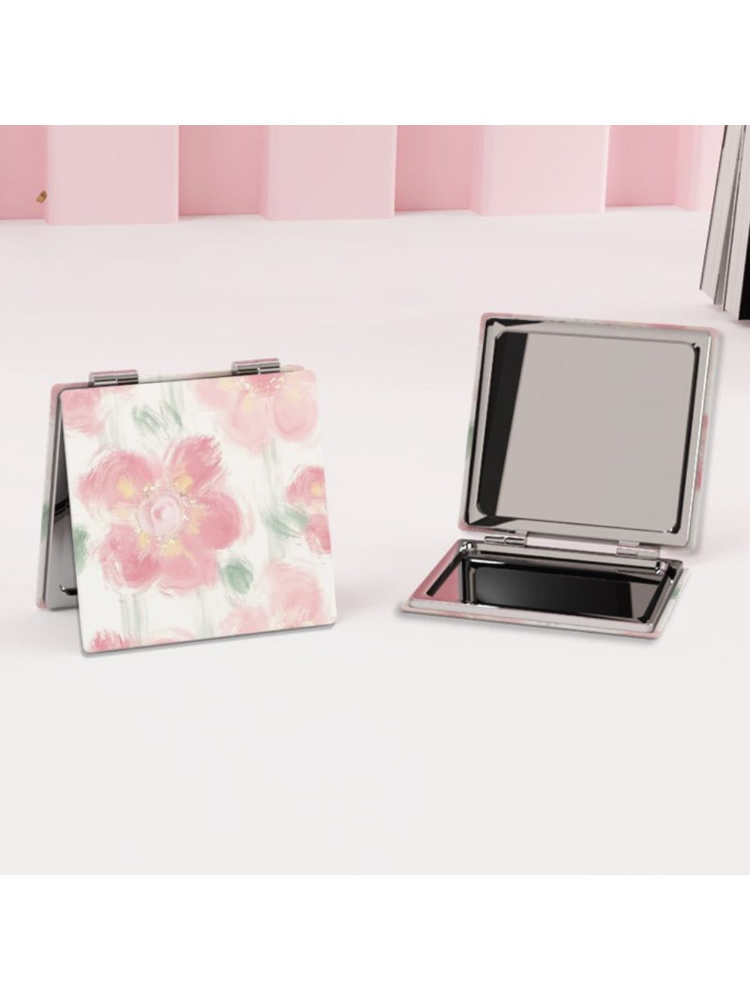 Mirroray - Delicate Floral Pattern Vanity Mirror