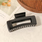 Beau - Rectangle Solid Color Hair Clip