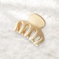 Beau - Matte Plastic Pumpkin Design Claw Clip