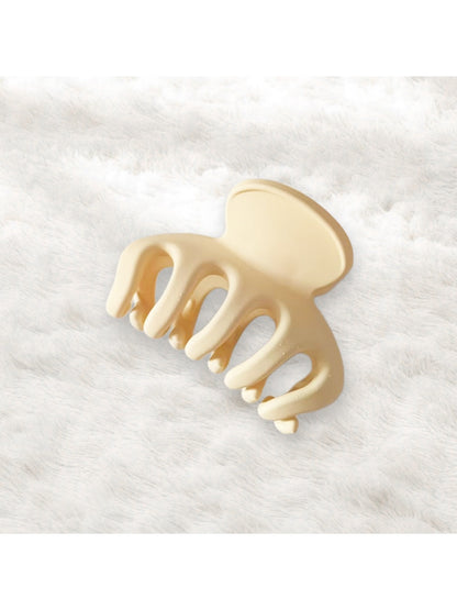 Beau - Matte Plastic Pumpkin Design Claw Clip