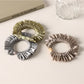 Gifty - Solid Color Satin Finish Ruffle Scrunchie