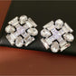 Earedge - Geometric Teardrop Statement Stud Earrings