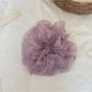 Gifty - Polyester Mesh Ruffled Round Scrunchie Hair Tie