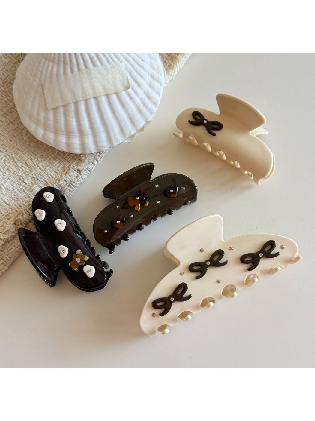 Beau - Pattern Print Hair Clip