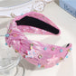 Gifty - Starfish Accent Sequined Wide Knot Headband