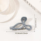 Beau - Minimalist Solid Color Bow Shaped Claw Clip
