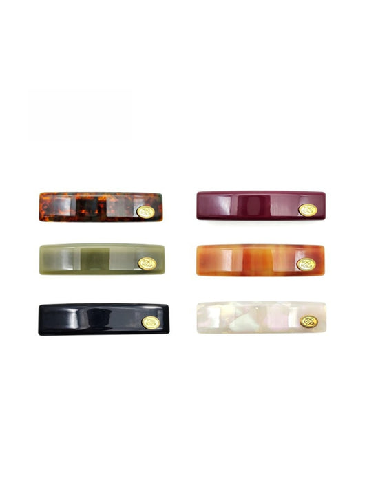 Beau - Geometric Acetate French Barrette