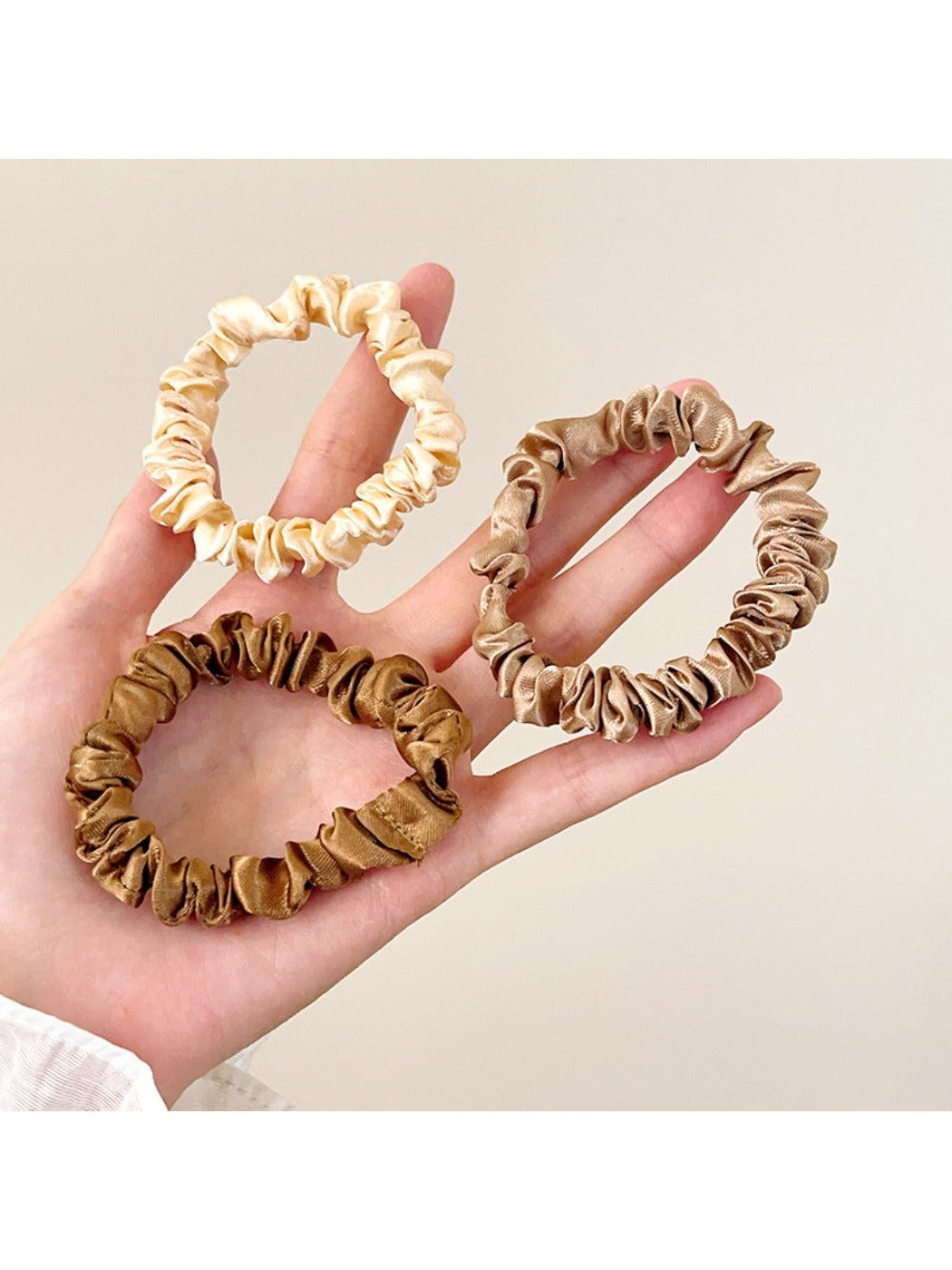 Gifty - Satin Skinny Scrunchie Set