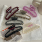Beau - Geometric Hollow Acetate Alloy Claw Clip
