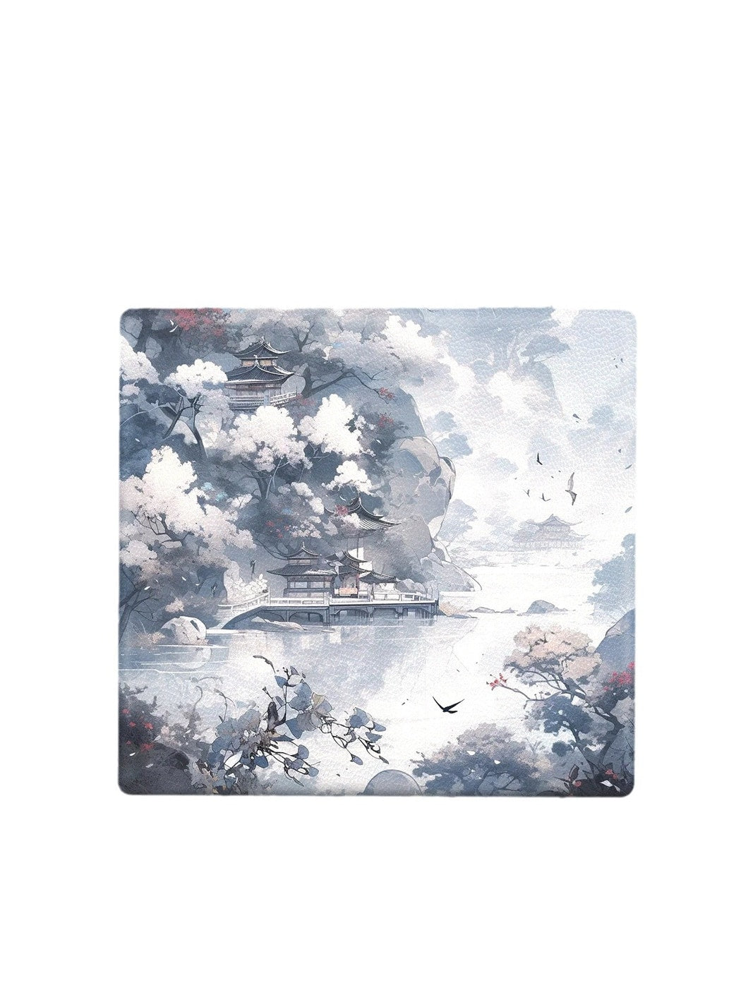 Mirroray - Retro Landscape Print Folding Compact Mirror