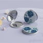 Mirroray - Vintage Round Rose Motif Compact Mirror