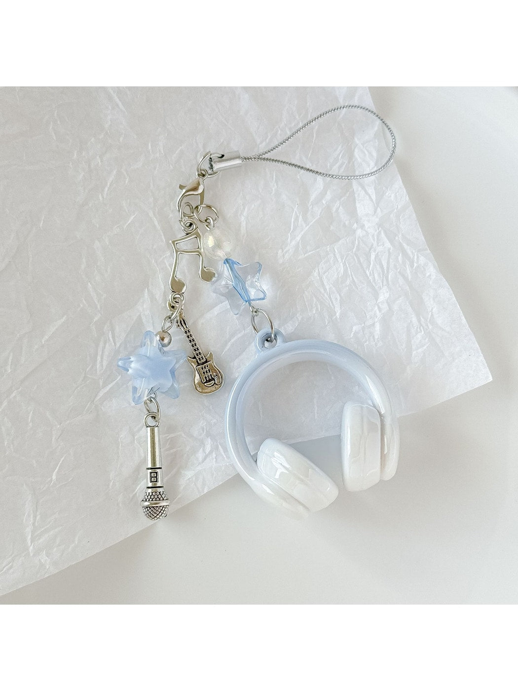 Keypus - Star Accent Headphone Bag Pendant Keychain
