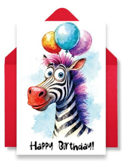 Carduria - Party Animals Birthday Card
