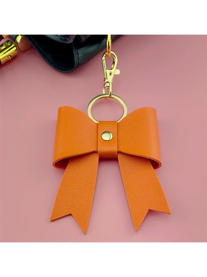 Keypus - Modern Simple Bow Shape Bag Charm Keychain
