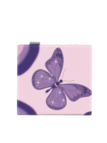 Mirroray - Butterfly Print Ctue Folding Makeup Mirror
