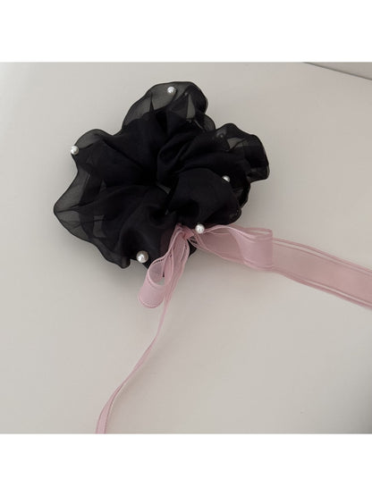 Gifty - Ribbon Bow High Elastic Scrunchie
