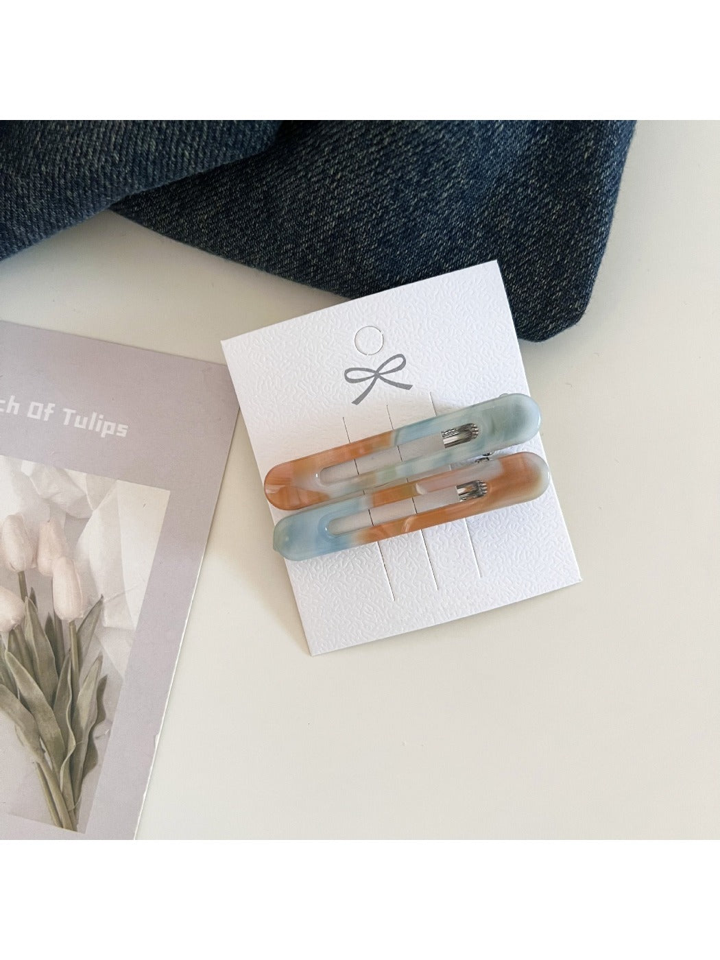 Beau - Minimalist Openwork Oval Hair Clip