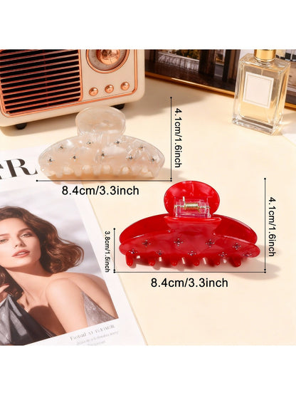 Beau - Elegant Crescent Shaped Hair Claw Clip