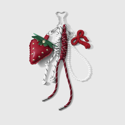 Keypus - Cute Cartoon Bow Mushroom Keychain