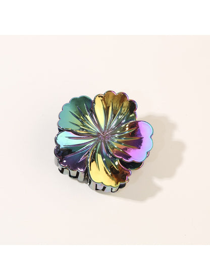 Beau - Colorful Hibiscus Shaped Hair Claw Clip