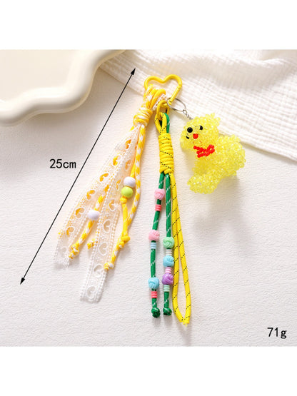 Keypus - Bow-Tie Bear-Shaped Keychain