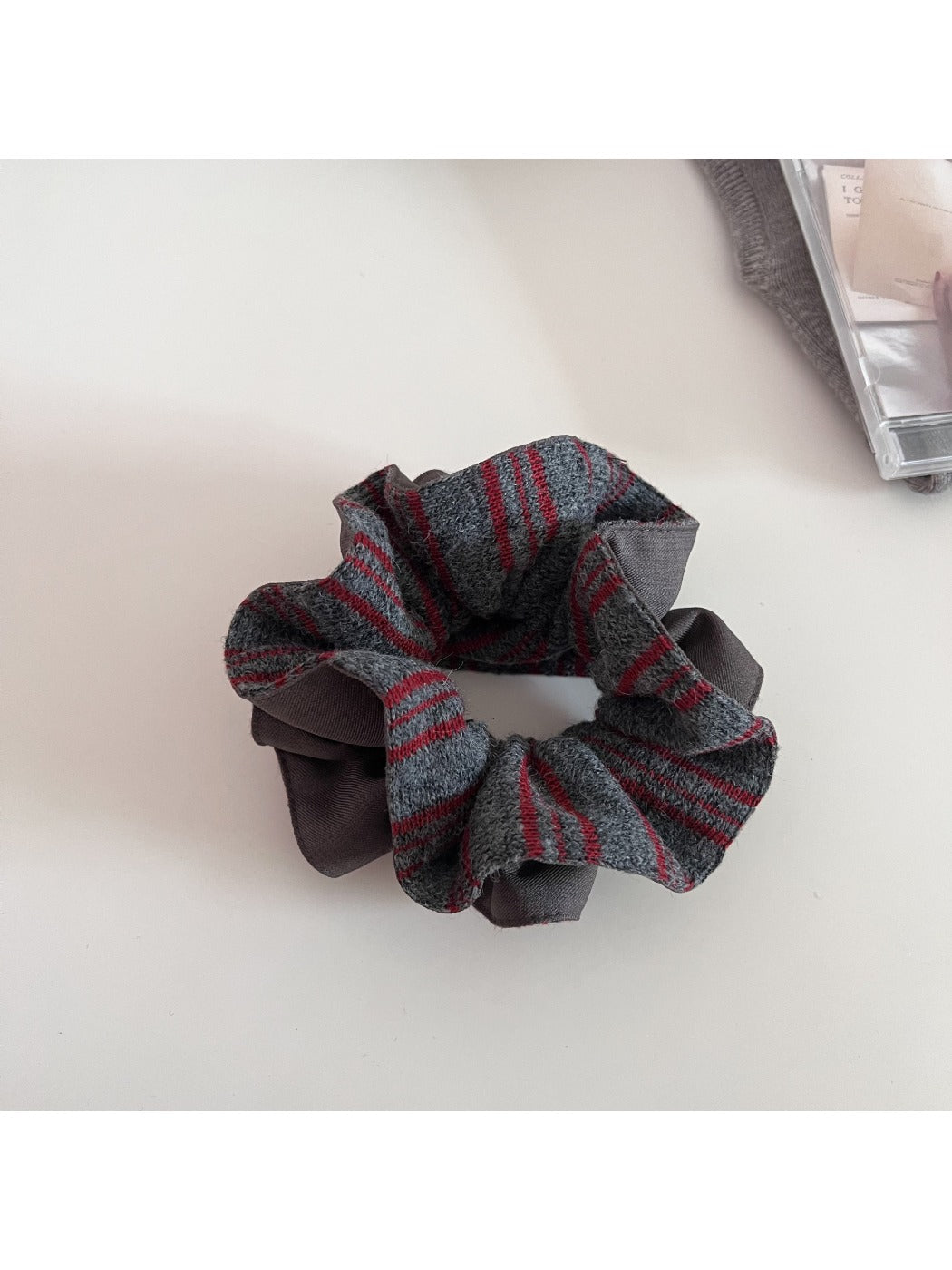 Gifty - Stylish Knitted Stripe Patchwork Scrunchies