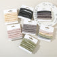Gifty - Solid Color Crinkle Hair Tie Set