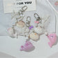 Keypus - Beaded Ocean Whale Accent Bag Charm Keychain