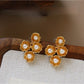 Earedge - Vintage Irregular Sculpted Drop Earrings