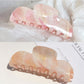 Beau - Glossy Acrylic Geometric Wave Claw Clip