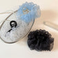 Beau - Cloud Ruffle Mesh Polka Dot Hair Claw Clip