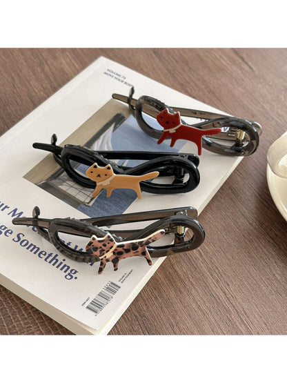 Beau - Cat Twisted Bar Hair Clip