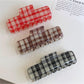 Beau - Vintage Plaid Acetate Hair Claw Clip