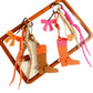 Keypus - Western Style Boot Bow Pendant Keychain