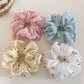 Gifty - Decorative Polka Dot Loose Bun Scrunchie