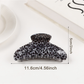 Beau - Vintage Leopard Print Curved Claw Clip