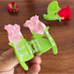 Beau - Cute Strawberry Rose Hair Clips Mini