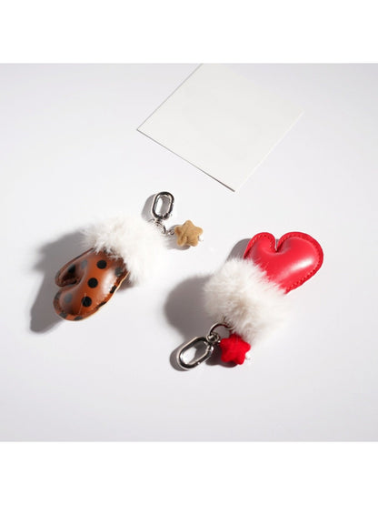 Keypus - Cute Solid Color Glove Keychain