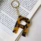 Keypus - Leopard Print Letter Keychain