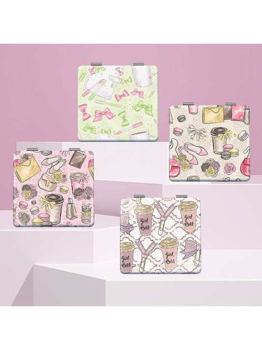Mirroray - Refreshing Colors Printed Compact Mirror